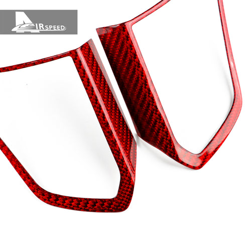 Carbon Fiber Steering Wheel Trim For Corvette C8 2020-2022