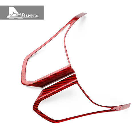 Carbon Fiber Steering Wheel Trim For Corvette C8 2020-2022