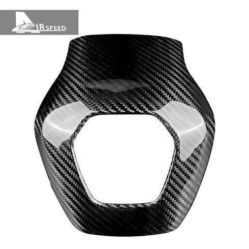 Steering wheel center airbag cover black