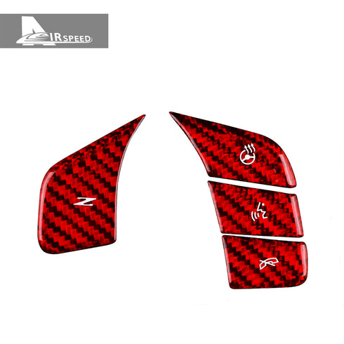 Carbon Fiber Steering Wheel Trim Kit For Corvette C8 2020-2023