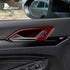 Carbon Fiber Automotive Door Interior Trim For Volkswagen Colf 8 2020-2023
