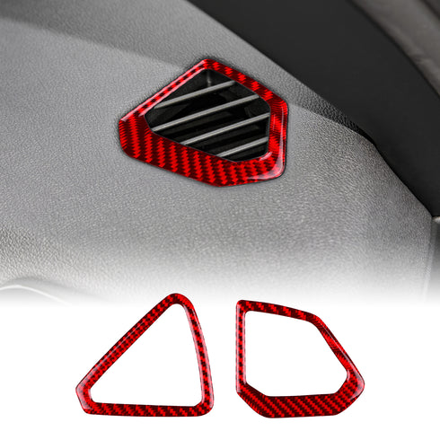 Carbon Fiber Air Vent Trim 2pcs