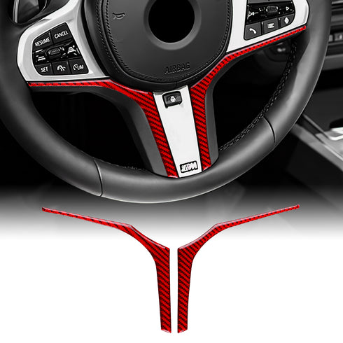 Carbon Fiber Steering Wheel Trim for BMW Z4 G29 2019-2023
