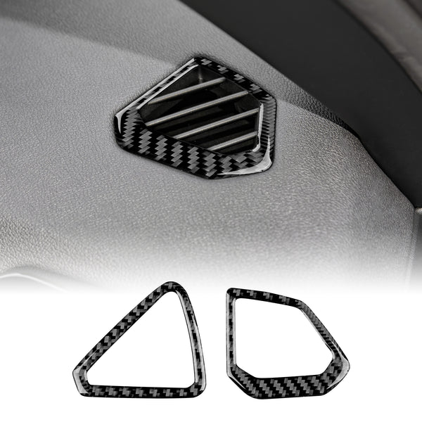 Carbon Fiber Air Vent Trim 2pcs