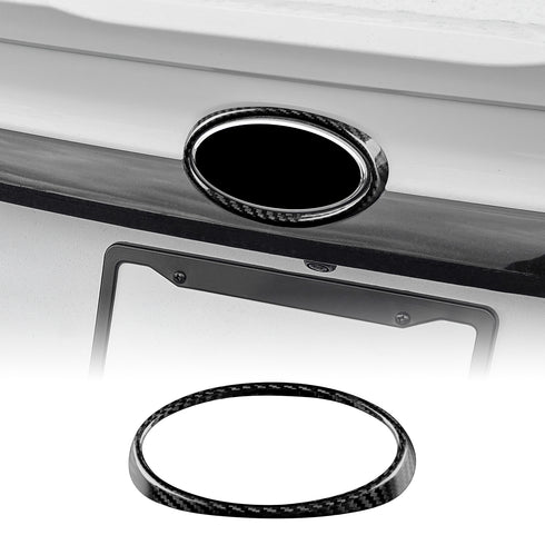 Carbon Fiber Rear Logo Frame Trim for Subaru WRX 2022-2024