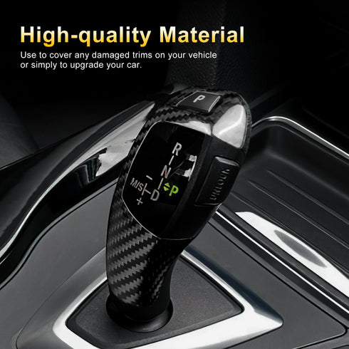 Carbon Fiber Shifter Head Trim For BMW
