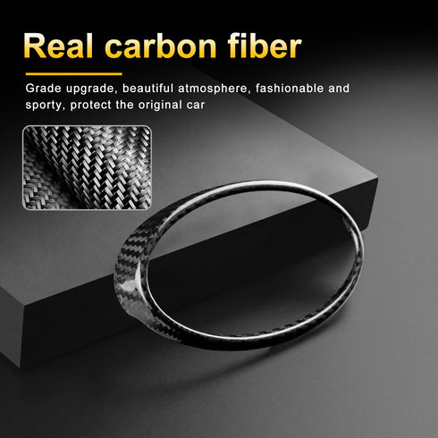 Carbon Fiber Rear Logo Frame Trim for Subaru WRX 2022-2024