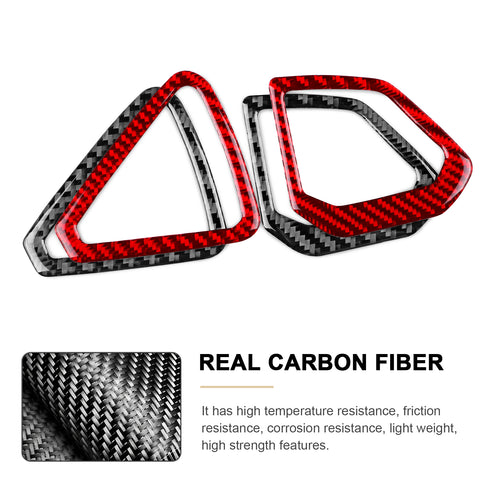 Carbon Fiber Air Vent Trim 2pcs