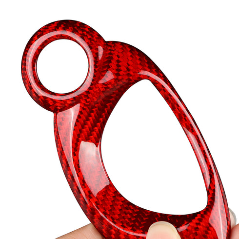 Carbon Fiber Key Start Frame Trim For MINI R55 R56 R57 R60