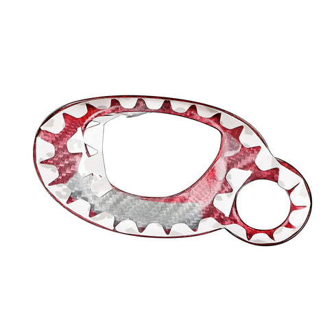 Carbon Fiber Key Start Frame Trim For MINI R55 R56 R57 R60